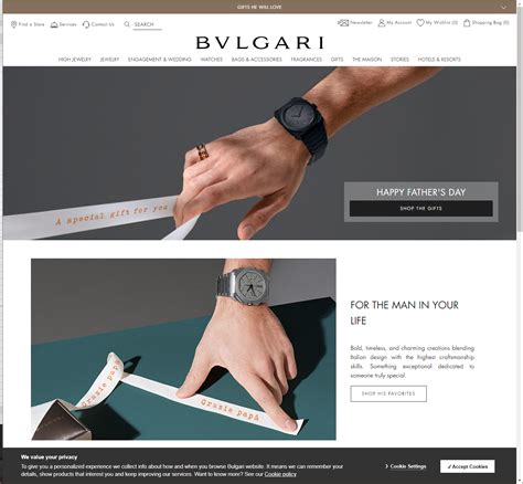 bulgari italian website.